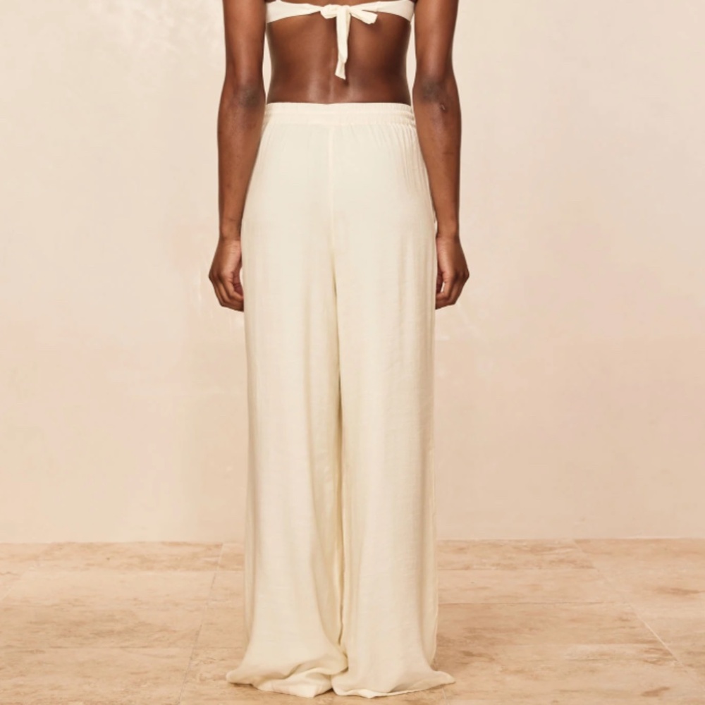 Monday Swimwear Tahiti Pant (Ivory, Petite) - Picture 3 of 7